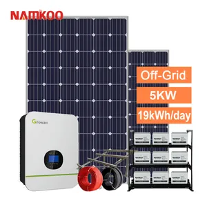 Eenvoudig Te Installeren 10kw 15kw 20kw Solar Off Grid Systeem Prijs 20 Kw Zonne-Energie Generator 20000W Off Grid Systeem