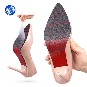 Ayakkabı tabanı koruyucu Sticker için yüksek topuklu kendinden yapışkanlı zemin kavrama ayakkabı koruyucu taban Sticker
