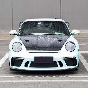 Kit carrosserie de pare-chocs avant style GT3 avec grille DRL compatible avec <span class=keywords><strong>Porsche</strong></span> 997 991, pièces de modification aérodynamique extérieures pour voiture - Product Image 3