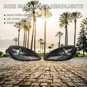 Venta de Fábrica, Nuevos Faros Delanteros LED Matrix 2023 para Macan 958, 6000K con Actualización 95B.1/95B.2, 12V, Parachoques Delantero 2014-2022 - Product Image 2