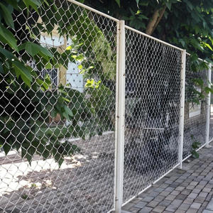 Recinzione a Maglie Concatenate Rivestita in PVC, Recinzione per Animali Domestici, Rete Metallica a Maglia Romboidale, Pannelli a Maglie Concatenate - Product Image 6