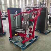 Vente en gros usine d'équipement de fitness commercial pour musculation : Appareil à charges guidées Split Push Chest Trainer à vendre