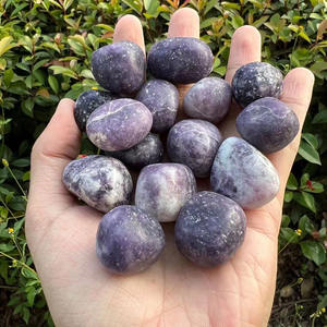 All'ingrosso naturale 2-4cm <span class=keywords><strong>Lepidolite</strong></span> caduto <span class=keywords><strong>pietra</strong></span> curativa ruzzolanti pietre di cristallo per la decorazione - Product Image 3