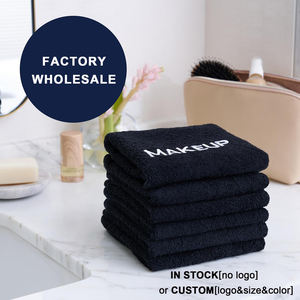 Toallas de Maquillaje Hipoalergénicas Altamente Personalizadas para Salón de Belleza, Secado Rápido, Logotipo Bordado, Resistentes a la Decoloración, Turbante para Uñas, Toallas de Algodón para Baño - Product Image 3
