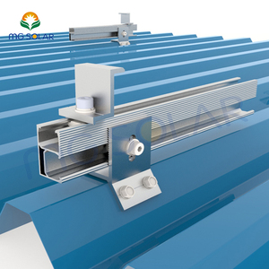 Modules de fixation universels pour système de montage solaire sur toit métallique sans rail - Product Image 1