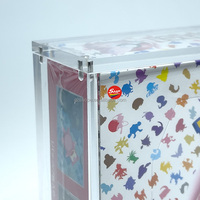 Pack d'extension magnétique SHP 151, boîte de boosters japonaise, boîte de présentation en acrylique avec coins arrondis, boîte de boosters japonaise grande taille