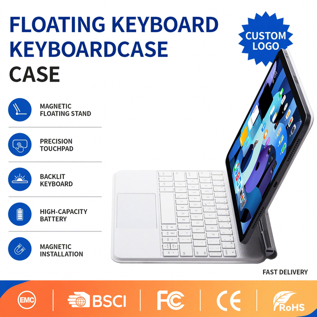 Rugged Heavy Duty Shockproof Keyboard Case with Handle & USB-C Port for iPad 10th/11th Gen, Drop Proof Full Body Cover
