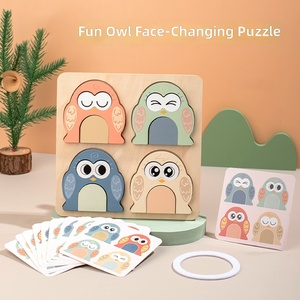 Juego <span class=keywords><strong>de</strong></span> Mesa <span class=keywords><strong>de</strong></span> Rompecabezas <span class=keywords><strong>de</strong></span> Madera Montessori 3D con Forma <span class=keywords><strong>de</strong></span> Búho, Juguete Educativo Preescolar <span class=keywords><strong>de</strong></span> Materiales Ecológicos para Niños <span class=keywords><strong>de</strong></span> 5 a 7 Años - Product Image 1