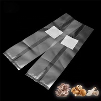 Sac de culture pour champignons en polypropylène Transparent, sacoche de culture avec plateau pour plantes et jardin à haute température