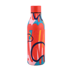 Thiết kế hình học Cola phích thể thao ngoài trời bằng thép không gỉ thể thao chai nước - Product Image 3
