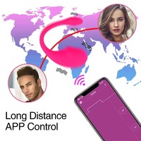 Vibrateur Bluetooth longue portée contrôlé par application, 10 fréquences, œuf vibrant connecté Wi-Fi, vibrateur sexuel pour téléphone portable