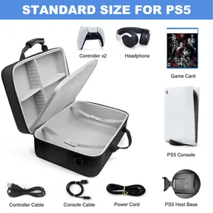 New Factory Designer Manufacturer Custom Hard EVA Protective Storage Carrying Case For SONY PS5 Accessories Travel Bags