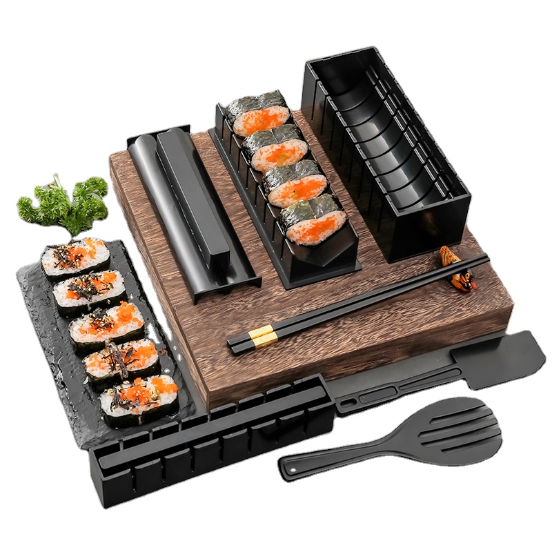 Kit de moldes para hacer Sushi, caja de rollo de Sushi, máquina de rodillo para hacer sushi rápido, 2023