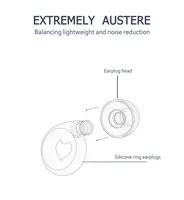 2023 nouveau design coloré Super Soft Flexible réutilisable bouchons d'oreille en silicone pour le sommeil