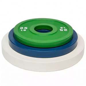 <span class=keywords><strong>Plaque</strong></span> de poids fractionnelle <span class=keywords><strong>en</strong></span> <span class=keywords><strong>fonte</strong></span> de haute qualité Powerfit, couleur caoutchouc, 2,5 kg, diamètre d'insertion de 2 pouces, logo personnalisé - Product Image 3