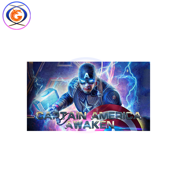 CAPTAIN AMERICA AWAKEN 30% Fish Game 10-Player Arcade Cabinet with Pot O Gold Game Board High Performance