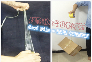 Cinta de Sellado Bopp, Cinta de Embalaje de Fusión en Caliente para Embalaje de Cartón, 48 mm x 100 m - Product Image 5