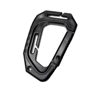 ตัวล็อคแบบ D-Ring อเนกประสงค์ น้ำหนักเบา ผลิตจากพลาสติกแบบสปริง  คาราไบเนอร์แบบคลาสสิกสำหรับสายรัด Molle - Product Image 1