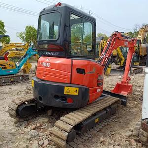 Miniexcavadora KUBOTA Usada de 3.5t para Construcción de Ingeniería, Maquinaria de Movimiento de Tierras, Bomba de Engranajes Kawasaki, Excavadoras Usadas de Calidad - Product Image 2