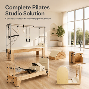 Appareil de Pilates en bois de chêne pour correction de la colonne vertébrale, machine Reformer Pilates pour correction de la scoliose, soulagement lombaire, outil de yoga - Product Image 3