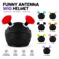 Décoration universelle pour casque : Perruque queue de cheval détachable, accessoire capillaire facile à installer pour différents casques