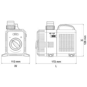 Pompe à variation de fréquence unique SUNSUN <span class=keywords><strong>GRECH</strong></span> de haute qualité 110V/220V/50/60HZ pour bassin d'eau, série CTP, en plastique ABS, OEM ou ODM - Product Image 3