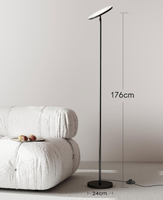 Lampe de sol LED artistique en fer de style français, lampe de chevet créative nordique minimaliste moderne pour salon et chambre à coucher