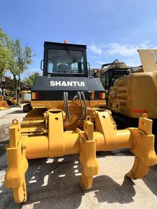 รถดันดินมือสอง Shantui SD22 เครื่องจักรกลหนักสำหรับงานก่อสร้าง สีเหลืองดำ รถดันดินแบบตีนตะขาบ - Product Image 2