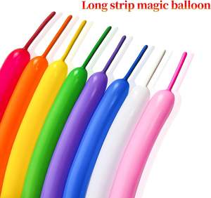 Damai ลูกโป่งยางสีสันยาวแบบผอมสำหรับลูกโป่งรูปสัตว์ลูกโป่งคุณภาพระดับพรีเมียมสำหรับงานปาร์ตี้งานคาร์นิวัลของเด็ก<span class=keywords><strong>มือใหม่</strong></span> - Product Image 2