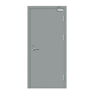 Apartamento casa hotel habitación interior uno dos tres horas puerta de metal de <span class=keywords><strong>escape</strong></span> clasificada contra incendios puertas de acero empotradas ignífugas de una sola hoja - Product Image 1