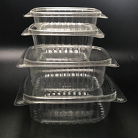 Wegwerp Doos Met Gedroogde Vruchten Plastic Doorzichtige Gedroogde Noten Doos Fruitverpakking Verzegelde Doos