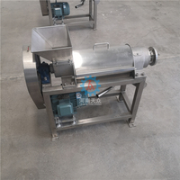Industriële pulper en beater met bekende merkmotor 380V 1.5kW voor de verwerking van guave, tomaat en pitaya fruit.
