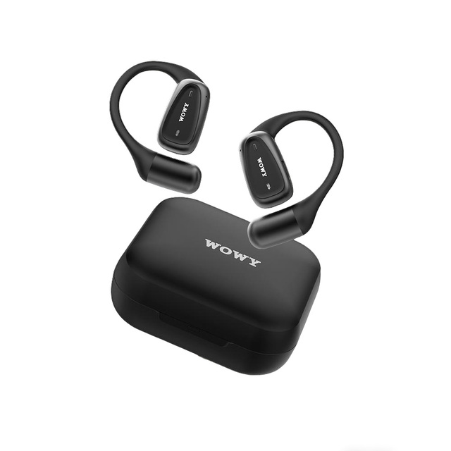 2025 New Arrival AI Noise Canceling Open-ear Sports Wireless Earphones Gaming LED Battery Waterproof TWS Headphones