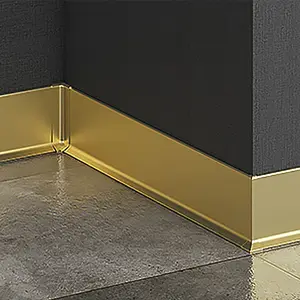 Custom 201/304 Grade Strip Ss Gold Mirror Stainless Steel Tile Trim