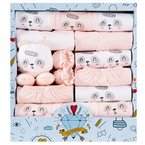 Autunno puro cotone vestiti regalo per bambini Set per neonati un mese di età prodotti per la stagione estiva collezione mamma e bambino - Product Image 5