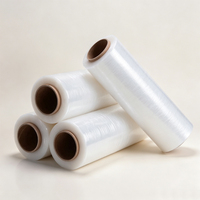 Film étirable pour palettes sur mesure, prix usine, film étirable PE pour expédition, film étirable LLDPE haute résistance en rouleau pour l'emballage