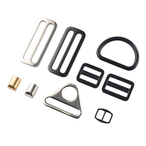 Boucles en alliage de zinc plaqué pour vêtements, boucles de ceinture décoratives durables, types double figure huit - Product Image 5