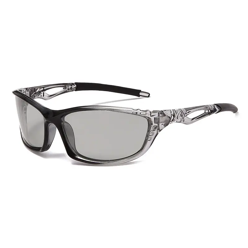 하이 퀄리티 스포츠 편광 선글라스 photochromic 렌즈 사이클링 방풍 태양 안경