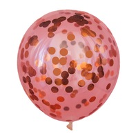 Ballons circulaires en latex à paillettes en gros, 12 pouces, transparents, pour anniversaire, mariage, Saint-Valentin, Nouvel An, camping, fête