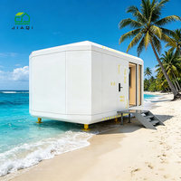 Casa Modular de Aluminio, Resistente a Huracanes, Grado Marino, Antioxidante, Villa Pequeña, Directo de Fábrica