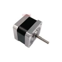 Motor paso a paso híbrido bipolar HEMM HEM-17D2001-12 con voltaje y diámetro de eje personalizables para impresoras 3D