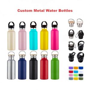 Bouteilles d'eau personnalisées en gros avec logo, bouteilles de sport en acier inoxydable pour cadeaux promotionnels - Product Image 2