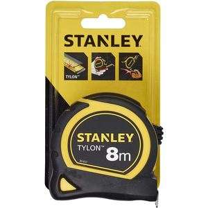 Ruban à mesurer automatique Stanley Tylon 8M, lame en acier métrique, retour automatique, bouton de verrouillage - Product Image 5
