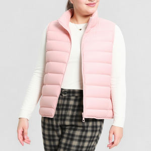 <span class=keywords><strong>Chaleco</strong></span> de Invierno Grueso, Cortavientos y Minimalista para <span class=keywords><strong>Mujer</strong></span>, Talla Grande, de Alta Calidad, Informal, Liso - Product Image 1