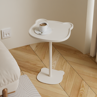 Table d'appoint miniature en métal en forme d'ours mignon, table basse moderne multifonctionnelle, adaptée au salon et à la chambre à coucher
