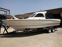 YAMANE – YACHT en fibre de verre, bateau de pêche de luxe avec salle de repos, 8.50m, 27 pieds