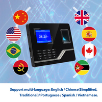 TCP/IP inteligente Precio al por mayor Huella digital/Contraseña Tiempo de asistencia del empleado Software gratuito con batería de respaldo F20H