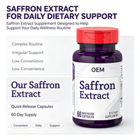 Extrait de safran à libération rapide 60 capsules Complément alimentaire