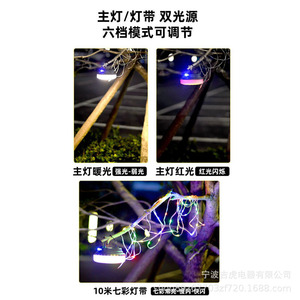 Solar Camping Lantern Led <b>Light</b> <b>Outdoor</b> Portable With Handle For Tent Camping - Product Image 4