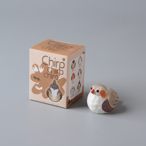 Statue d'oiseau en résine style bois, figurine d'oiseau rustique pour étagère, table, accent de décoration intérieure, cadeau, vente en gros - Product Image 5